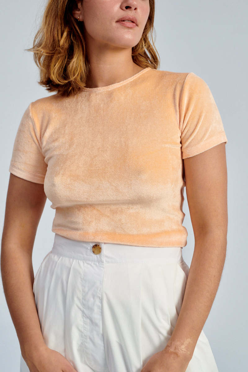 トップス BASERANGE OMO TEE Baserange Omo Tee - Tala Orange | Garmentory