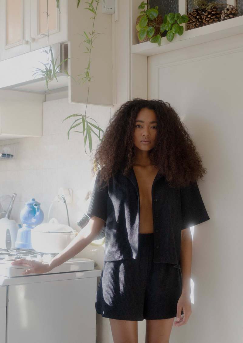 OhSevenDays Havlu Shorts - Caramel/Black