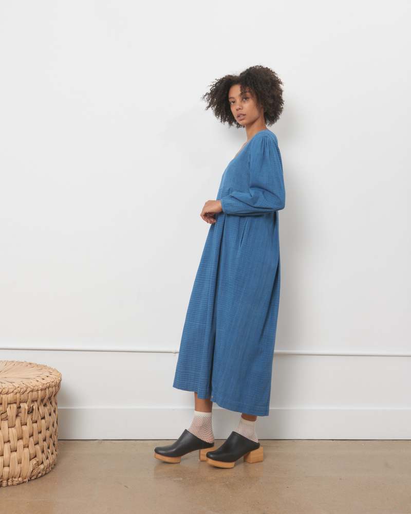 11.11 / Eleven Eleven Pleated Dress - Indigo