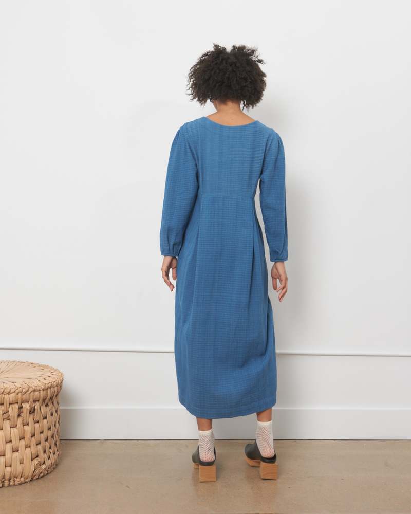 11.11 / Eleven Eleven Pleated Dress - Indigo