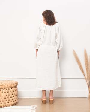 Deiji Studios Sleep Dress Vintage White Garmentory