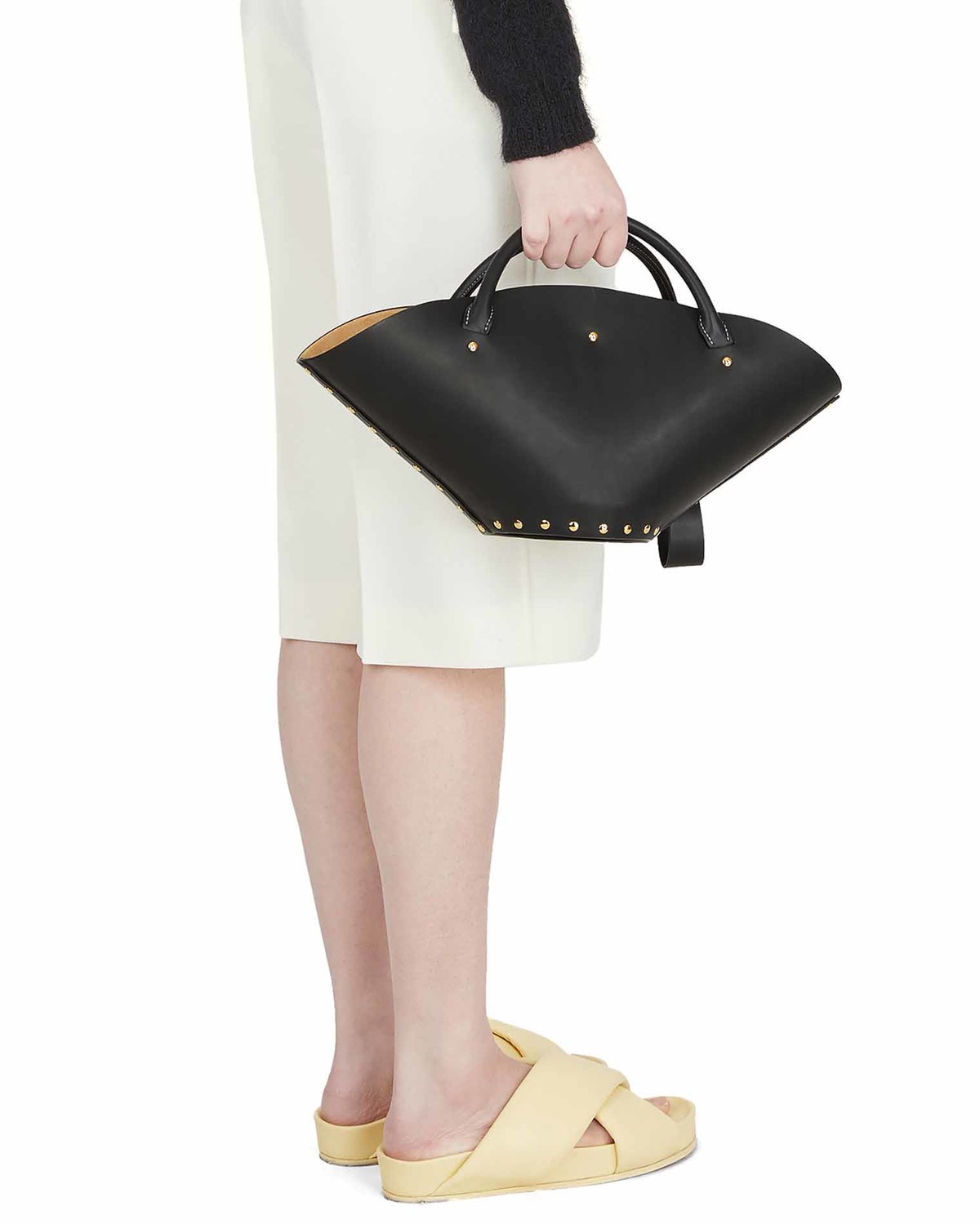 Jil Sander Sombrero Tote Bag - Black | Garmentory
