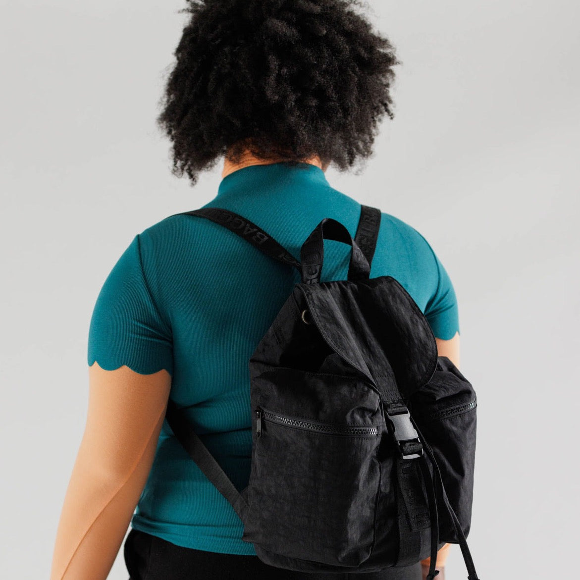 BAGGU Sport Backpack Black Garmentory