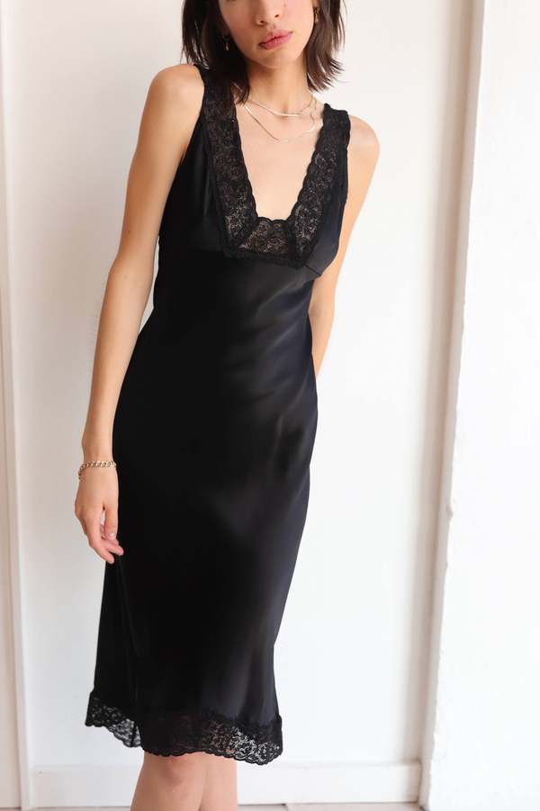 Vintage Bebe Square Neck Dress - Black | Garmentory Vintage Bebe Square Neck Dress - Black | Garmentory
