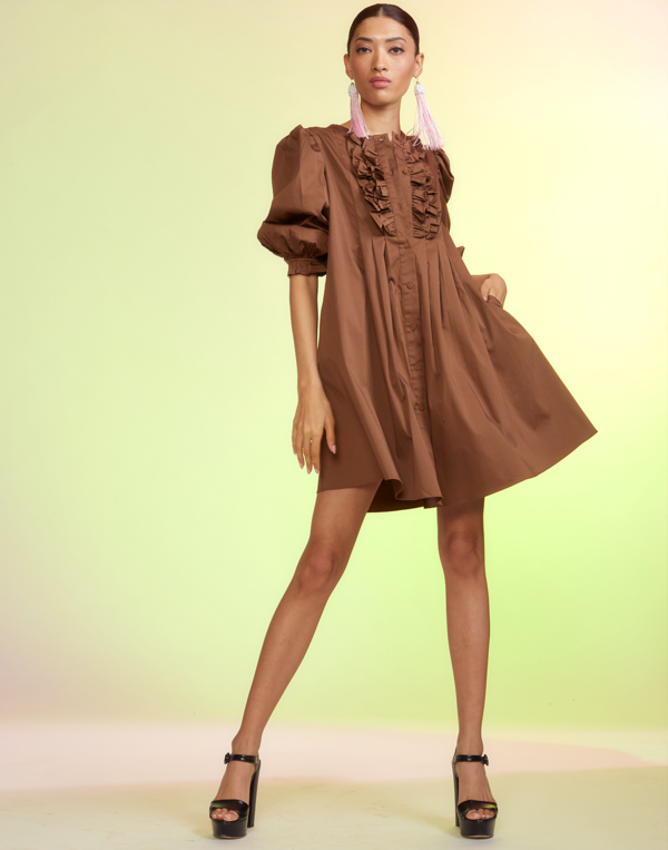 Kira Cotton Pintuck Dress | Garmentory