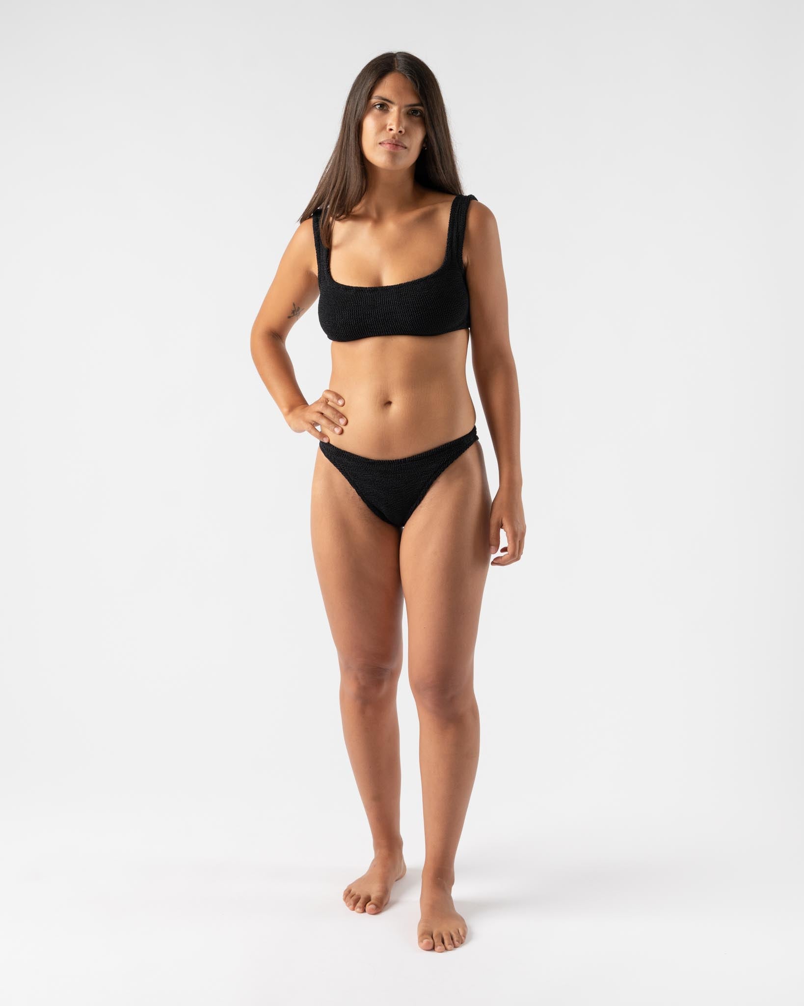 Hunza G Xandra Bikini - Black | Garmentory