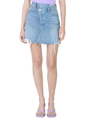 AGOLDE Criss Cross Skirt - Symbol | Garmentory