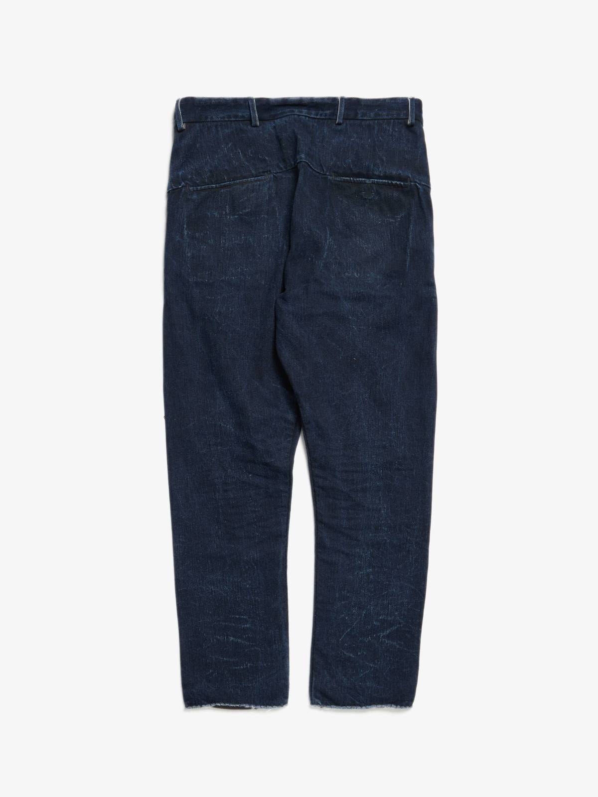 【COLOR iN ID】Double white layered denim Layer-0-M-Indigo-Washed-Denim-