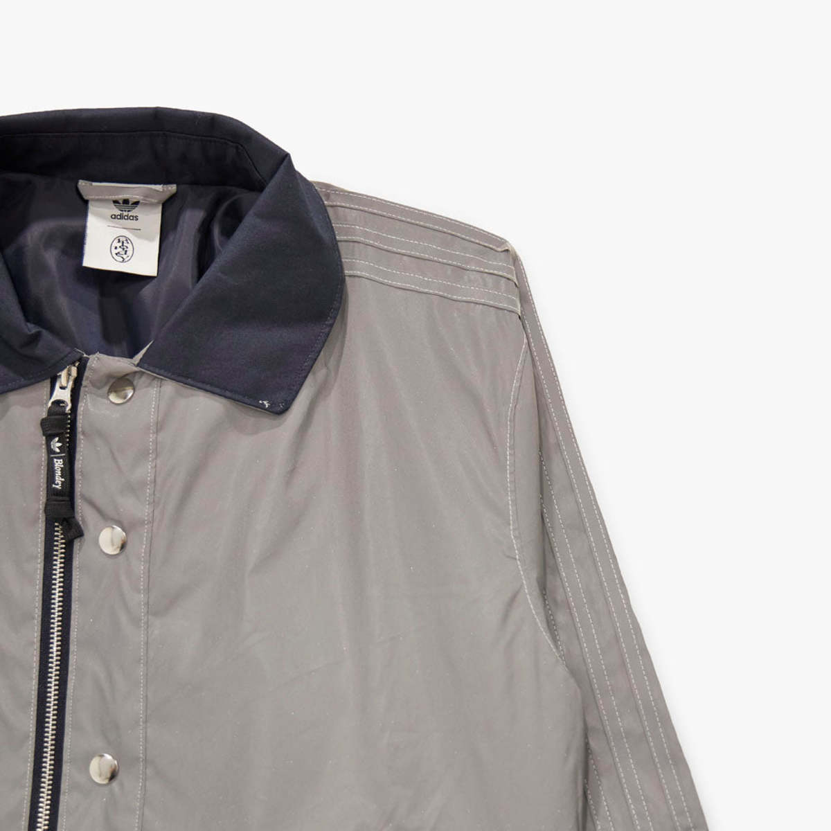 adidas Originals x Blondey Coach Jacket - Reflective Silver