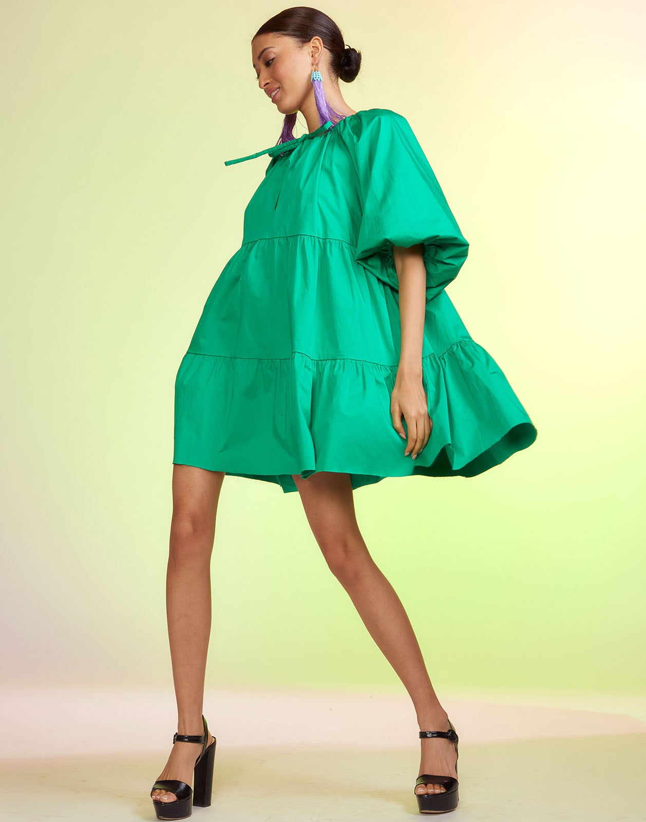 witch with green dress Green Sam Maxi Dress | Dress Addict Brand main image 1