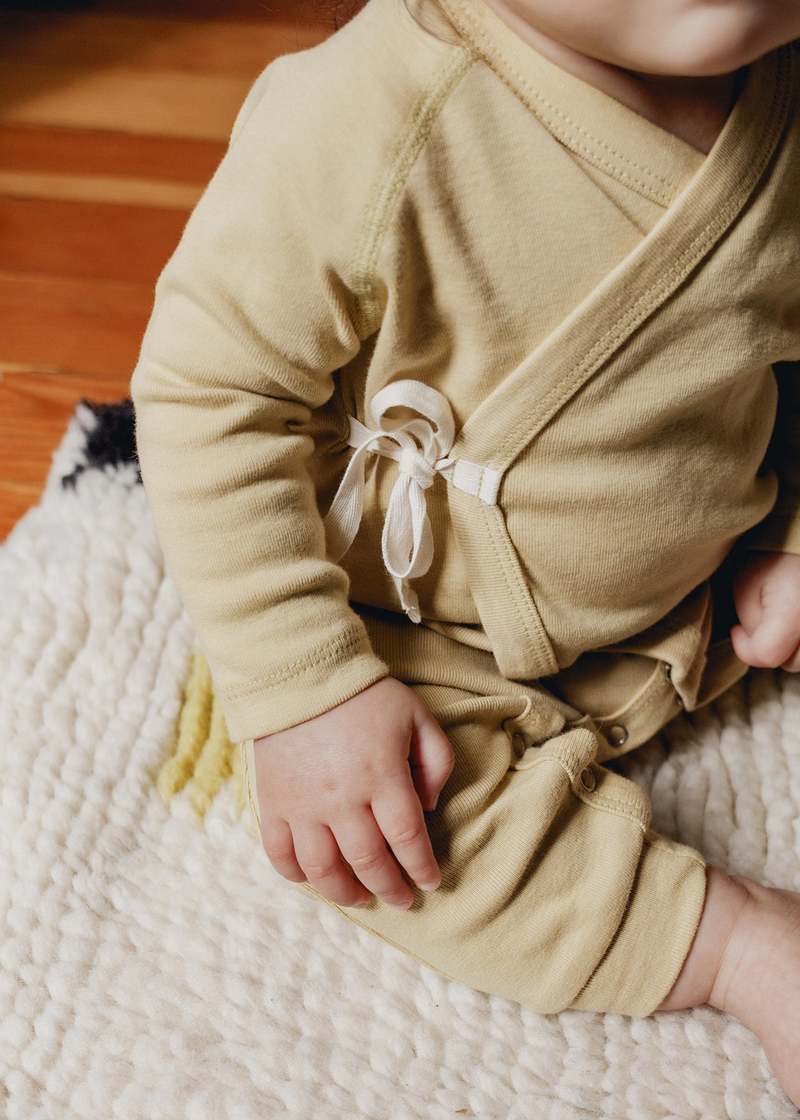 No Wrap Onesie - Mellow Yellow