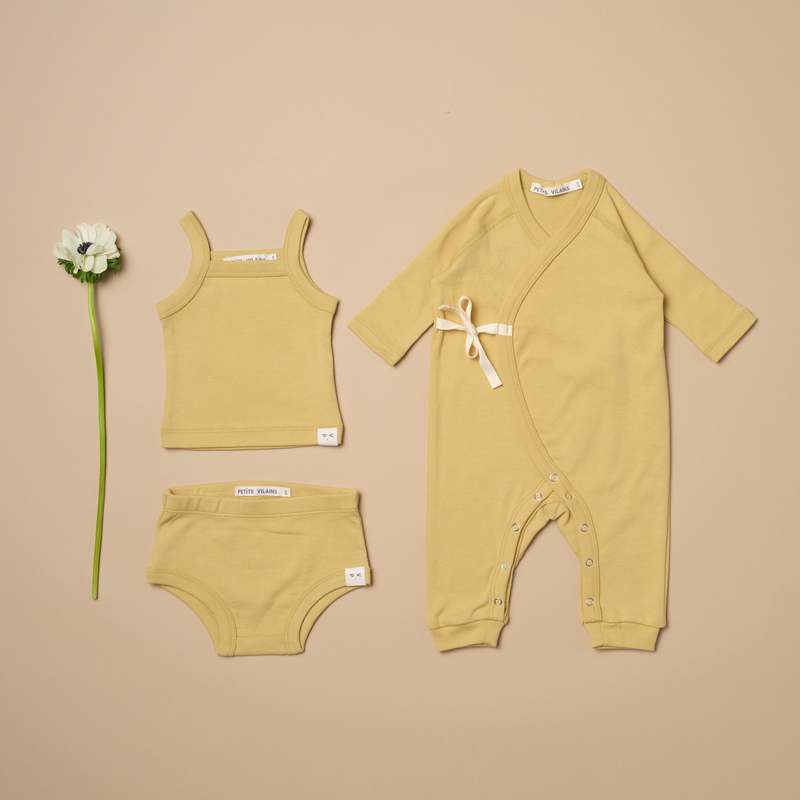 No Wrap Onesie - Mellow Yellow
