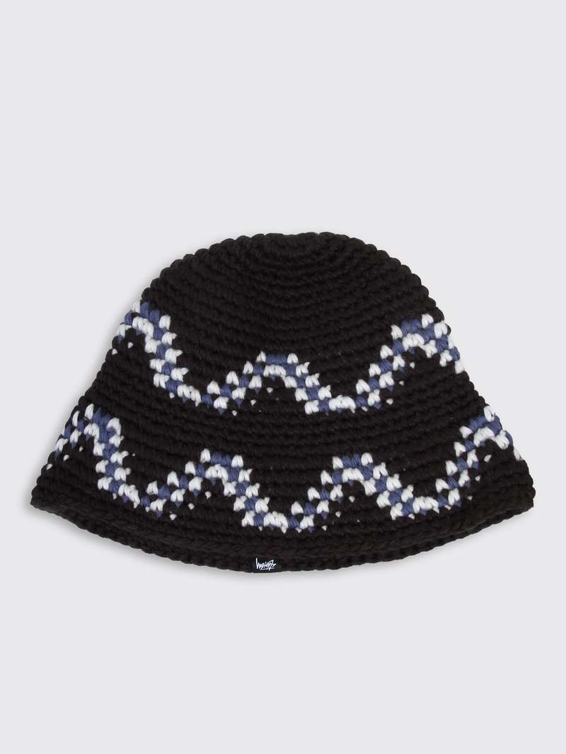 帽子 stussy giza knit bucket hat black Stussy Giza Knit Bucket hat - black | Garmentory