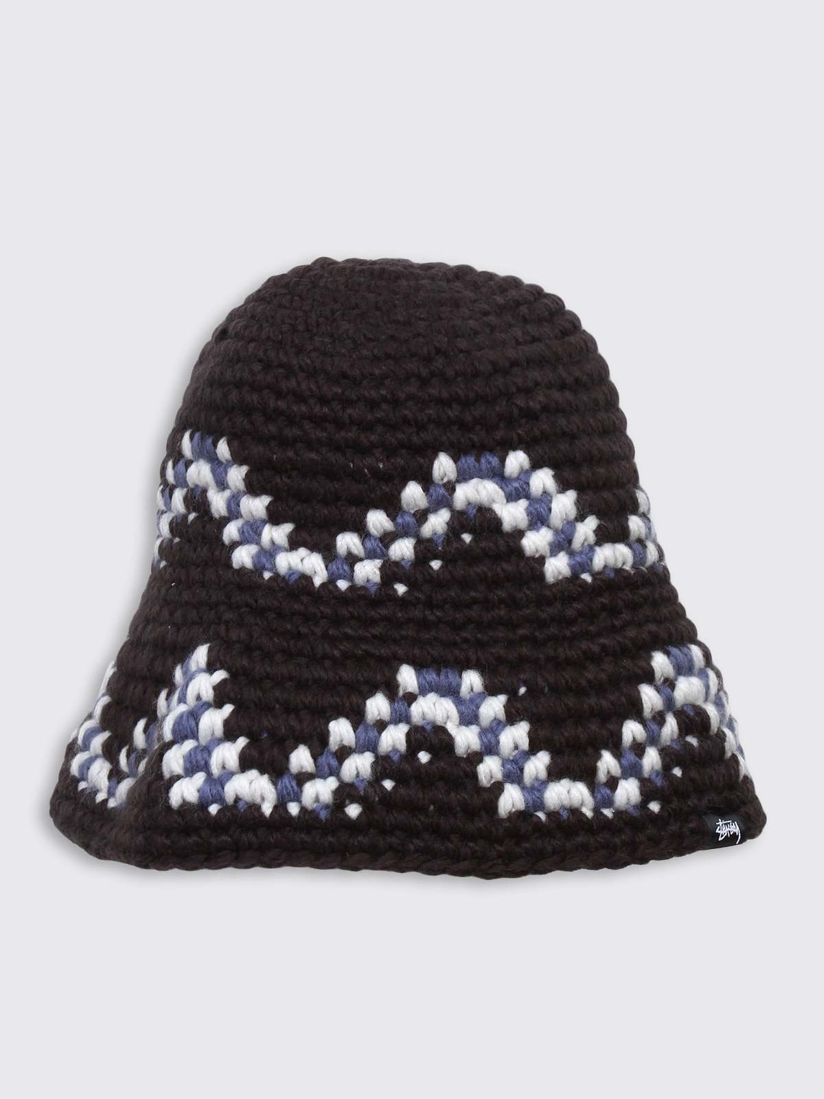 Stussy Giza Knit Bucket hat - black | Garmentory