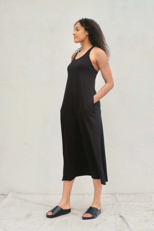 Stateside Cloud Jersey Bodycon Dress Black Garmentory