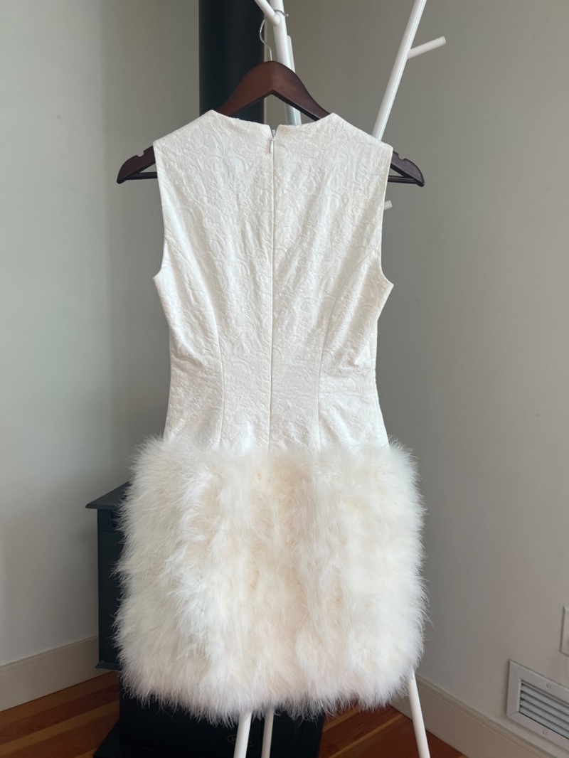 casual white short dress Casual V-Neck Solid A-Line Ruffled Suspender Short Dress