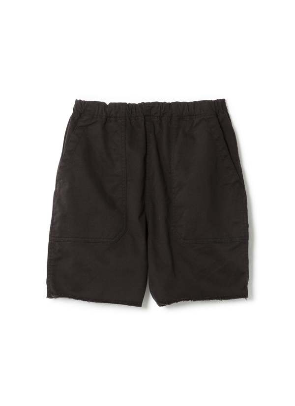 SANDINISTA MFG BC CHINO STRETCH EASY BAKER SHORTS - BLACK