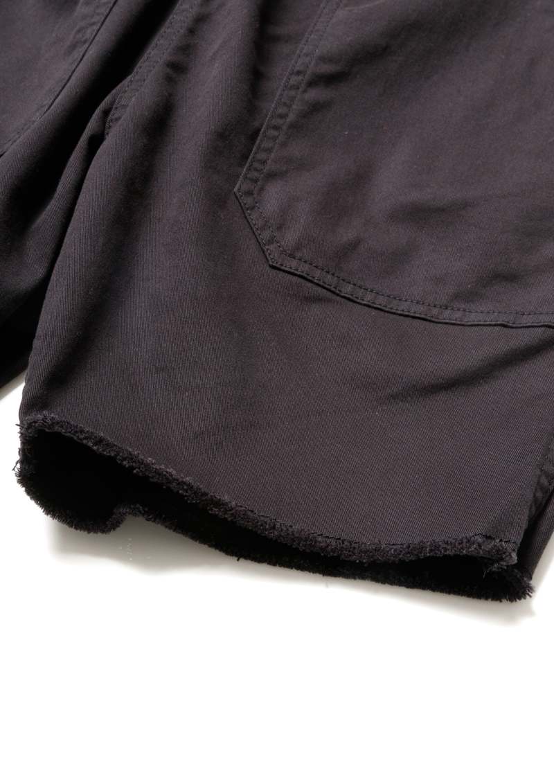 SANDINISTA MFG BC CHINO STRETCH EASY BAKER SHORTS - BLACK SANDINISTA MFG BC CHINO STRETCH EASY BAKER SHORTS - BLACK