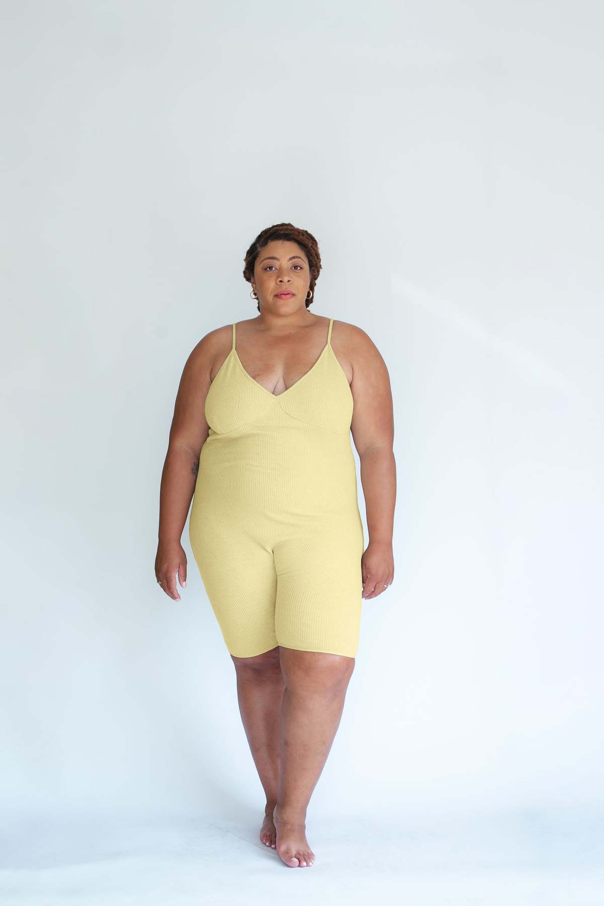 SELVA / NEGRA yamel bodysuit - clay viscose rib/mantequilla viscose rib - Image 2 of 8
