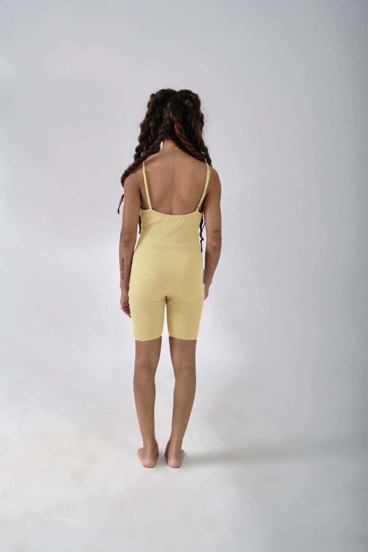 SELVA / NEGRA yamel bodysuit - clay viscose rib/mantequilla viscose rib - Image 5 of 8