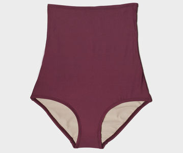 Mimi Hammer Burgandy Extra High Waist Bottoms Mimi Hammer Burgandy Extra High Waist Bottoms