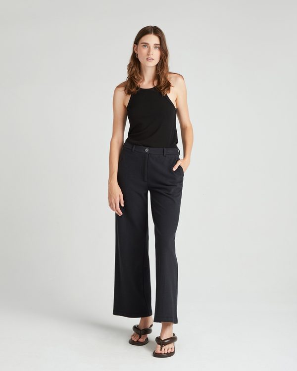 Richer Poorer Women's Rustic Cotton Wide Leg Trouser