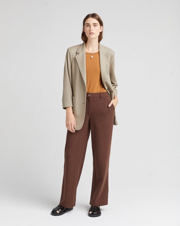 Richer Poorer Women's Rustic Cotton Wide Leg Trouser
