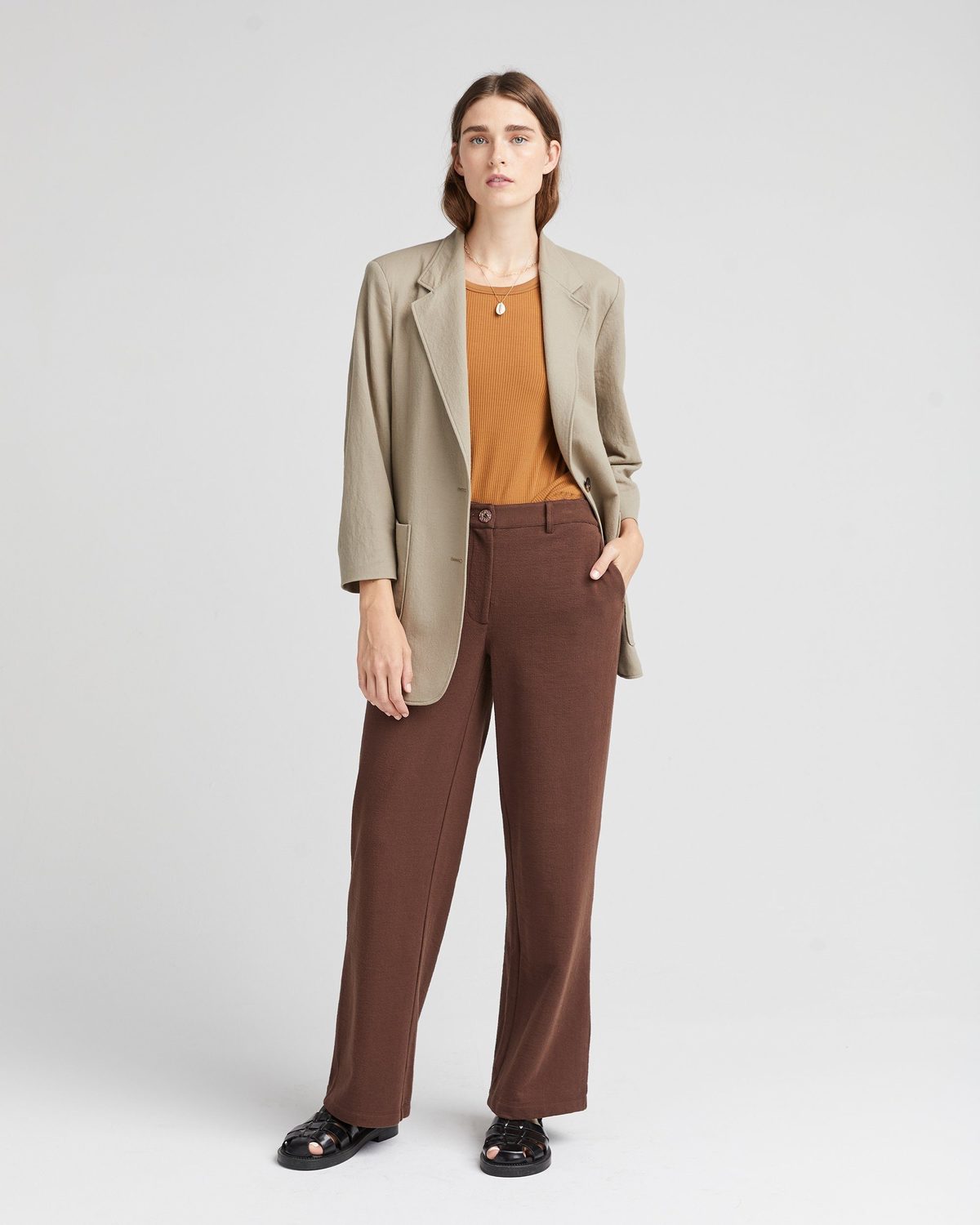 Richer Poorer Women's Rustic Cotton Wide Leg Trouser - Image 11 of 19