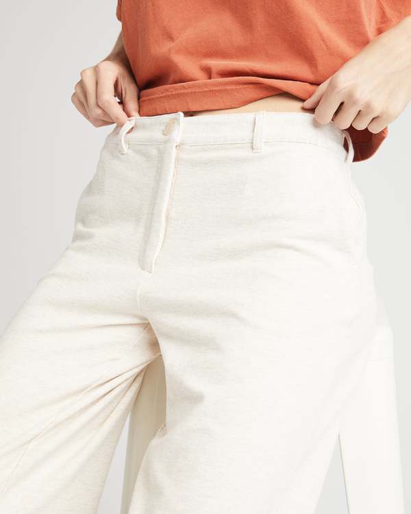 Richer Poorer Women's Rustic Cotton Wide Leg Trouser