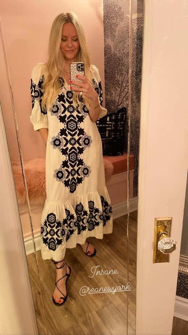 Manuela' Embroidered Dress | Garmentory