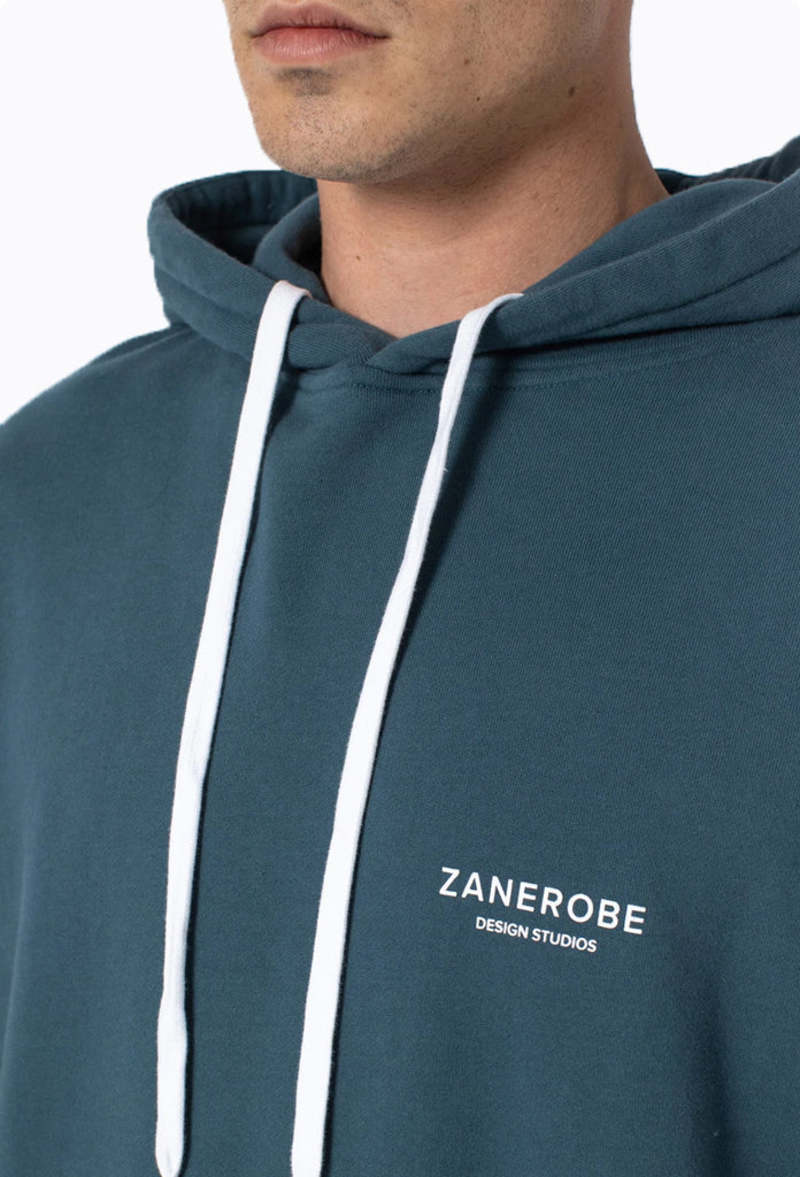 大人気!ZANEROBE★Sustainable Orgo Hood スウェット Zanerobe ZRGH Orgo Hood Sweat - Dk Aqua | Garmentory