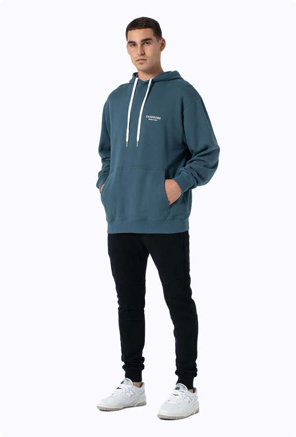 大人気!ZANEROBE★Orgo Hood スウェット Zanerobe ZRGH Orgo Hood Sweat - Dk Aqua | Garmentory