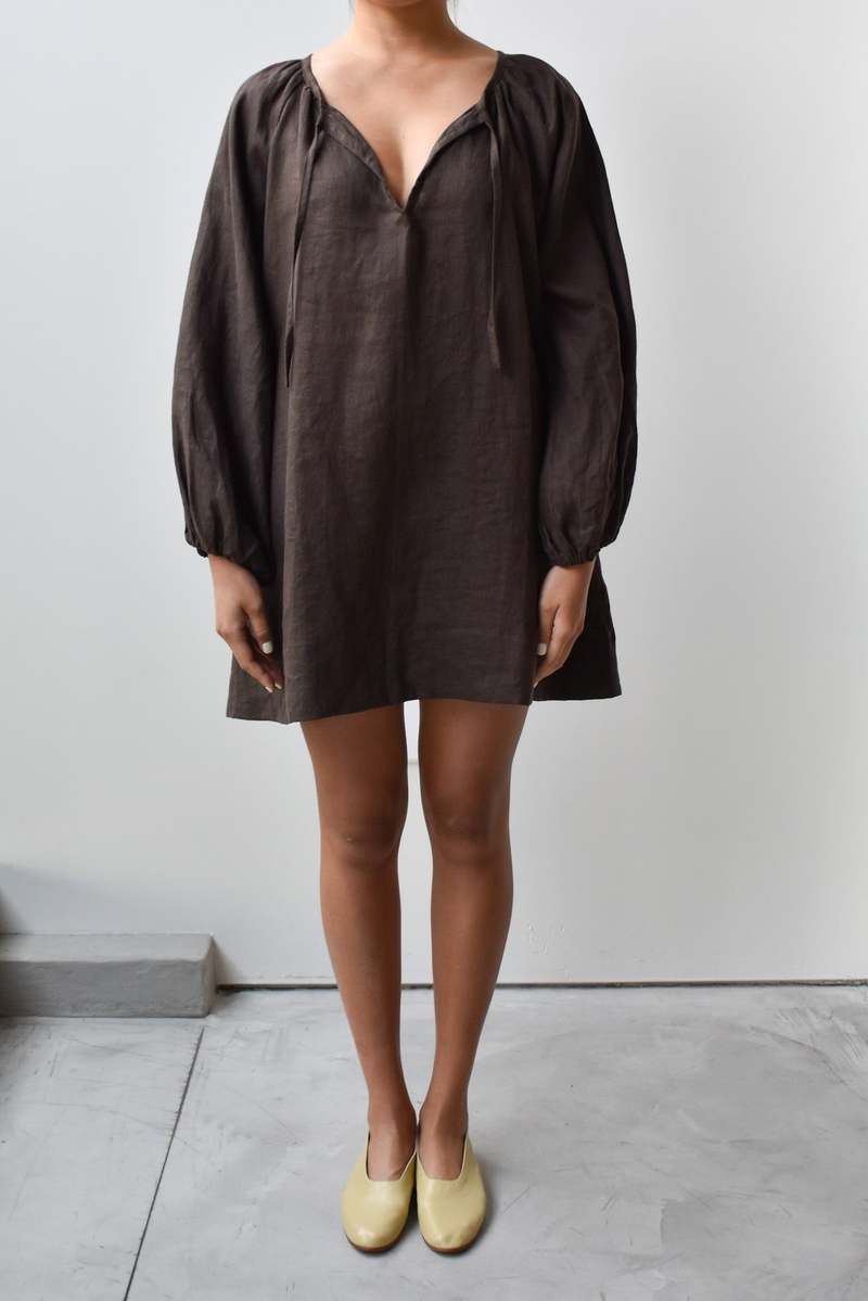 black and brown sweater dress Simone Sweater Dress- Tiger M main image 0