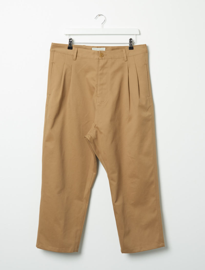 Studio Nicholson Bonsai Trousers - Tan | Garmentory