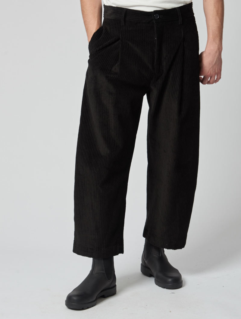 【訳あり】Studio Nicholson Bridges Pants ブラック Bridges Pant in Black