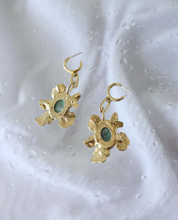 Ora-C Leo Rising Earrings - Brass Ora-C Leo Rising Earrings - Brass