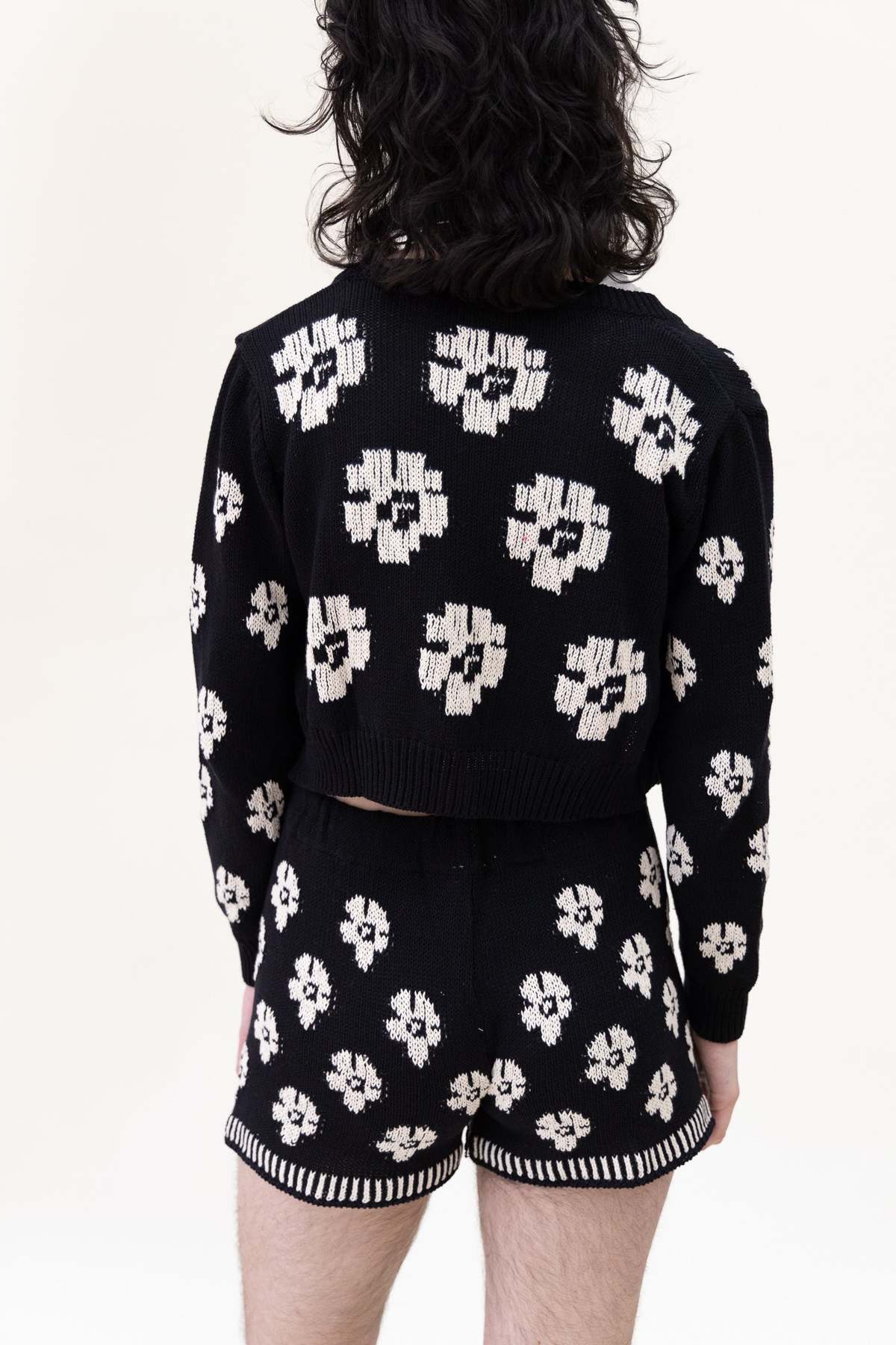 Tach Clothing alessia knit short Black Garmentory