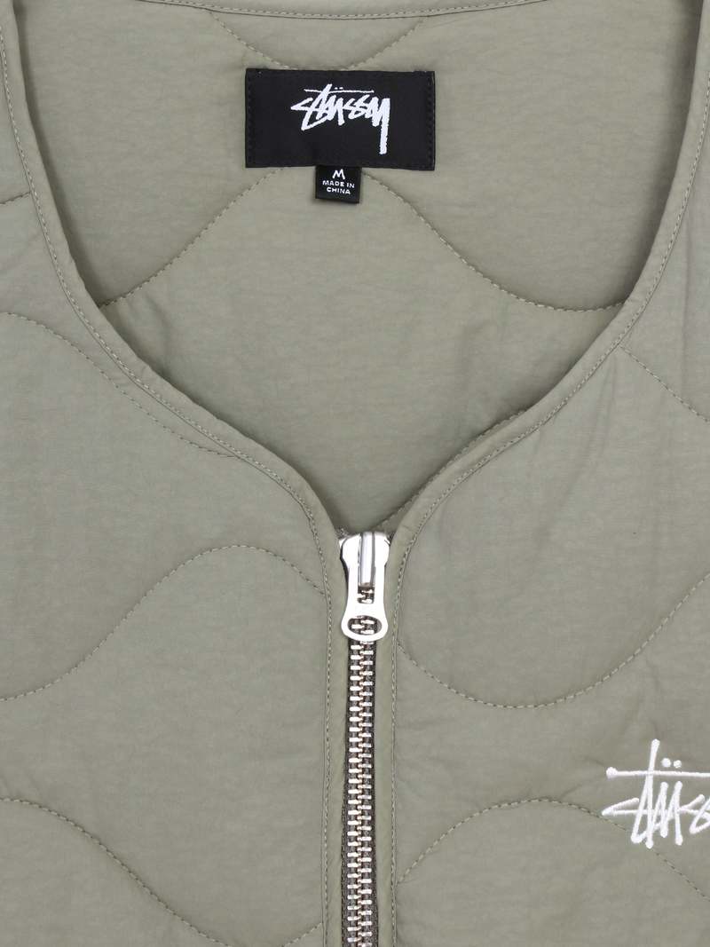 Stussy Recycled Nylon Liner Vest - Coyote | Garmentory