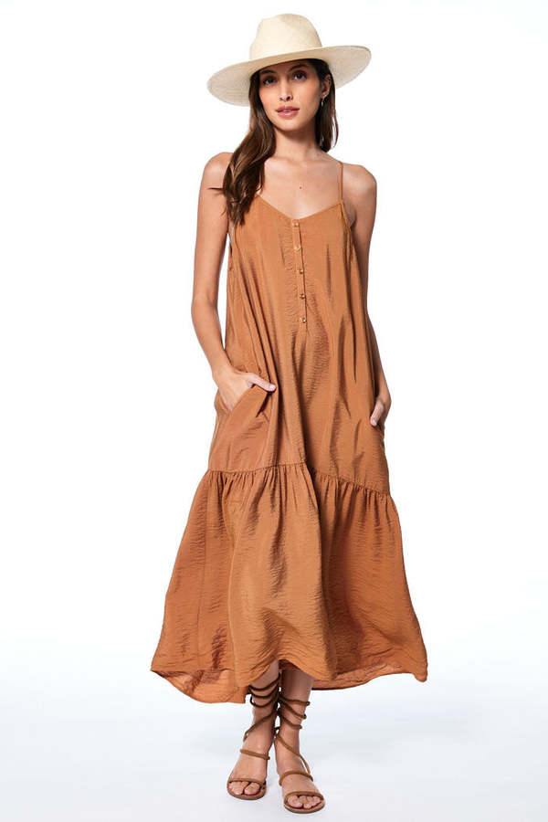 blue dress for baby girl Xilloux Brown