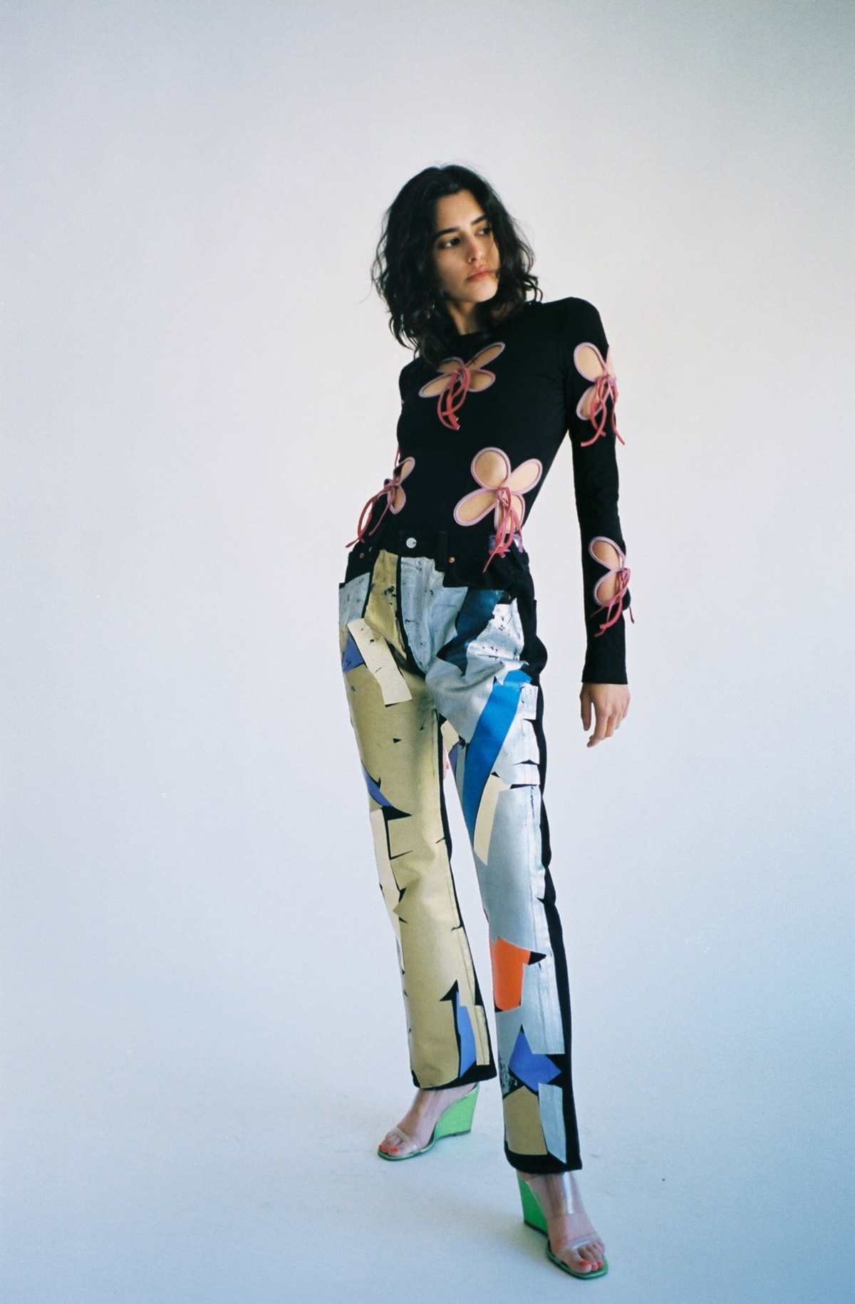 J.Kim Petal Long Sleeve - Black | Garmentory