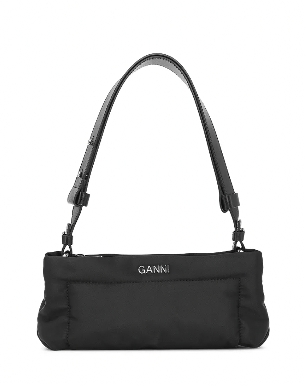 Ganni Mini Pillow Baguette Bag - Black | Garmentory