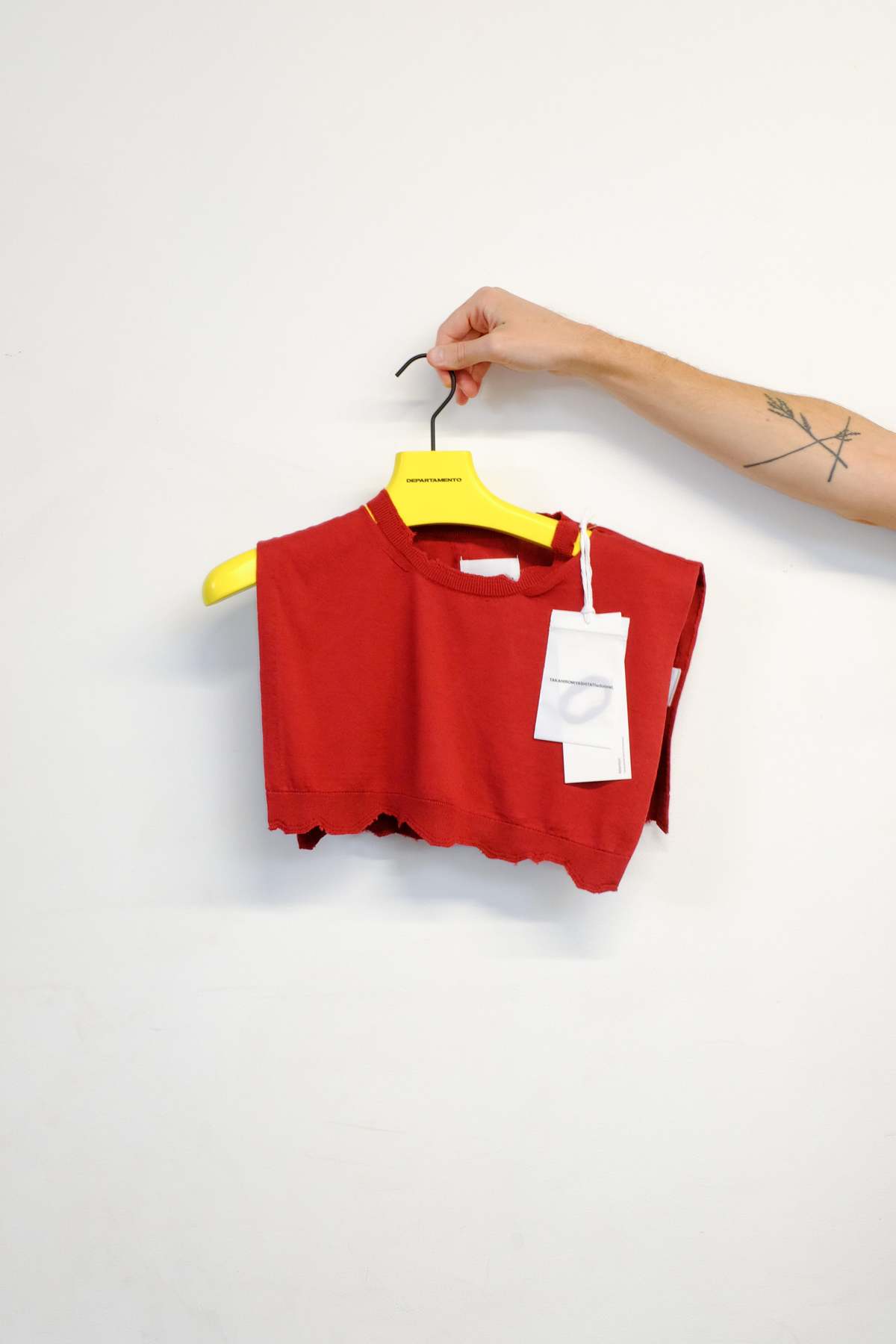 TAKAHIROMIYASHITA The Soloist. Crew Neck Dickie - Red | Garmentory