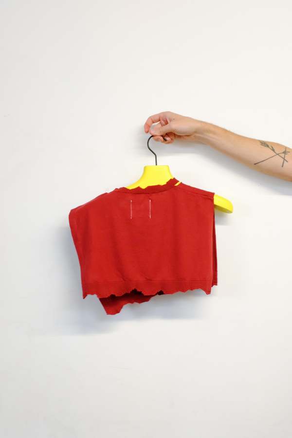 TAKAHIROMIYASHITA The Soloist. Crew Neck Dickie - Red | Garmentory