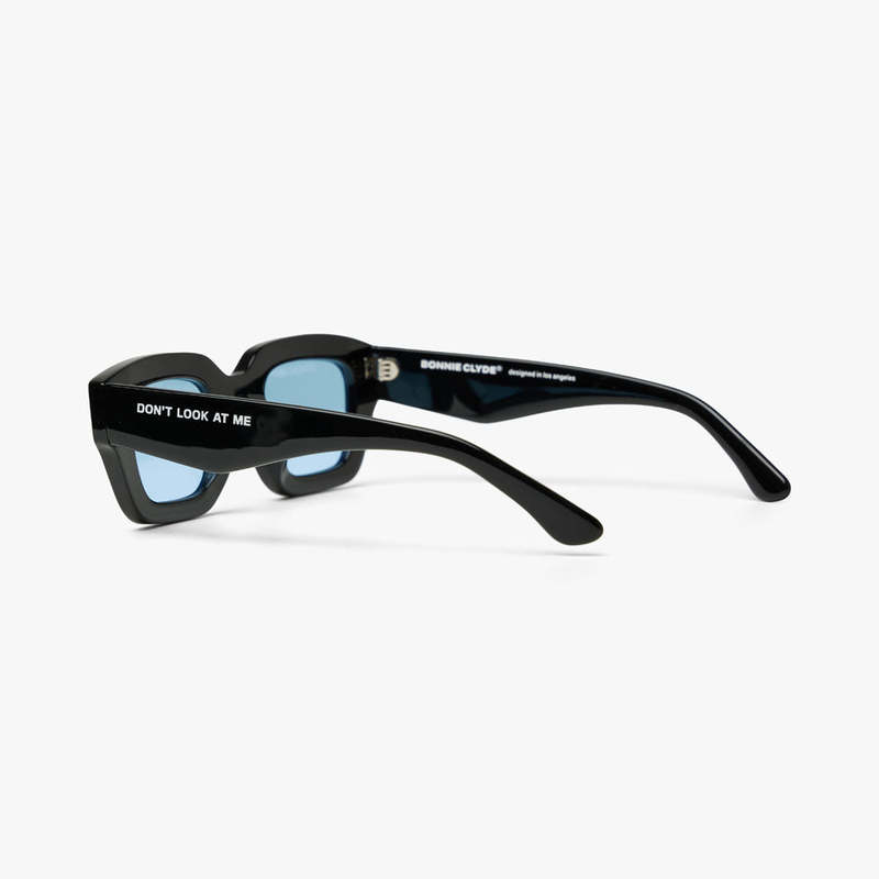 Bonnie Clyde Karate Sunglasses - Black/Blue | Garmentory