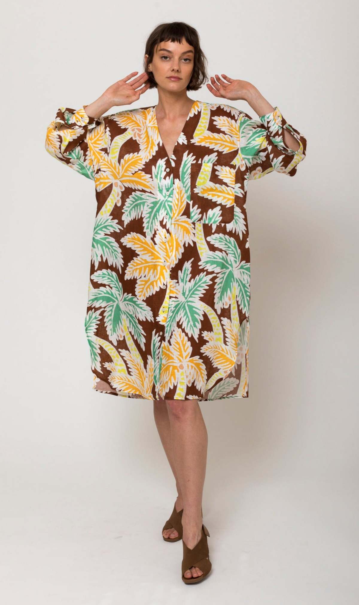 Rachel Comey Gita Dress Brown Multi Garmentory