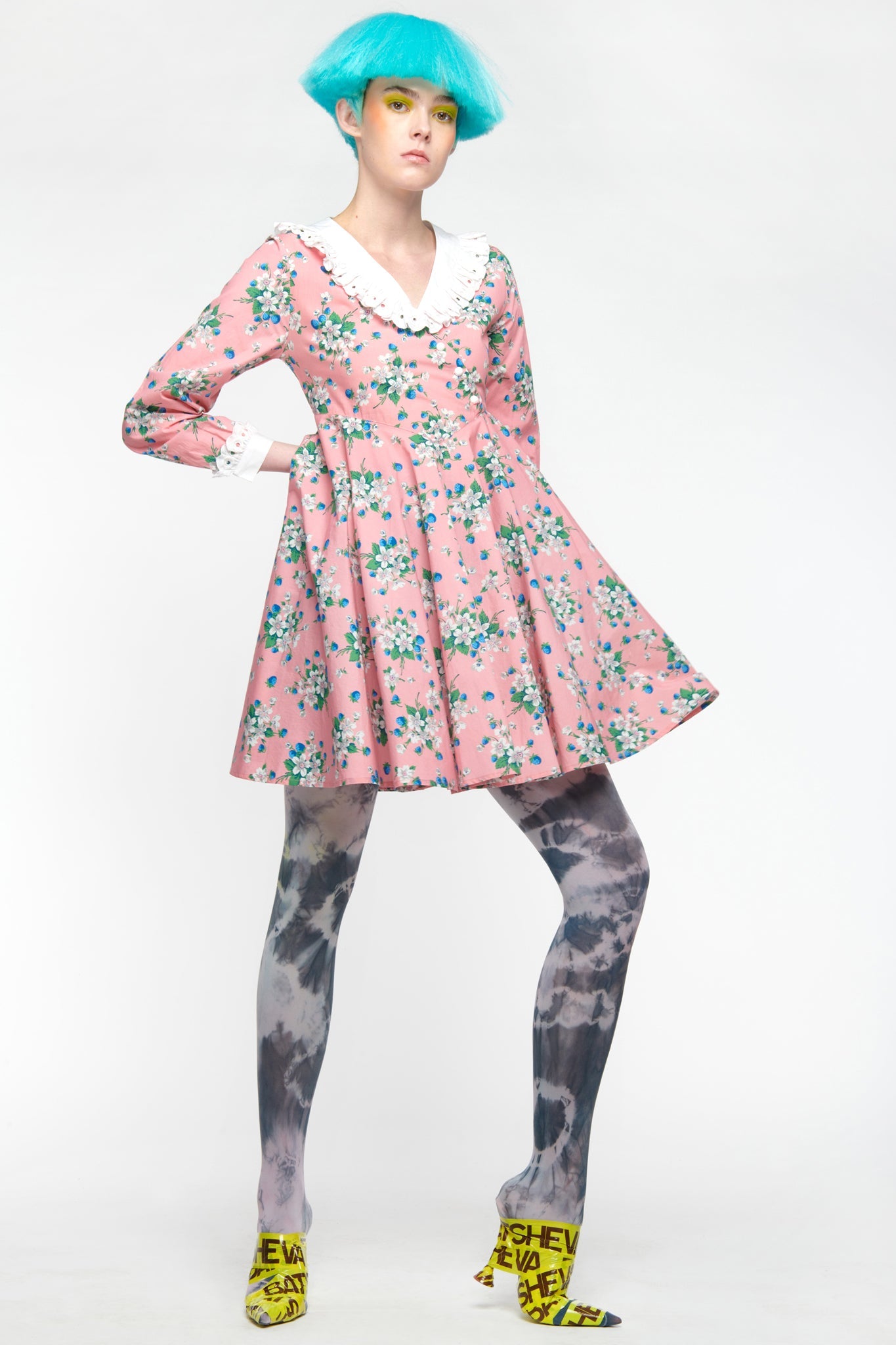 BATSHEVA Harper Dress Pink Lily Garmentory