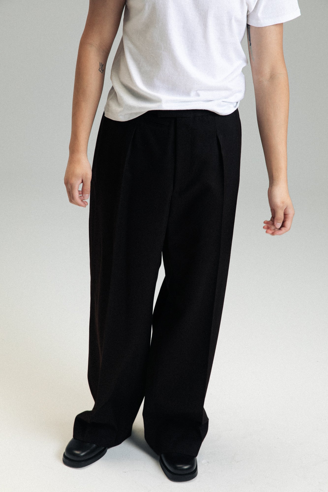 SECOND/LAYER Cotton Saico Trouser - Brown | Garmentory