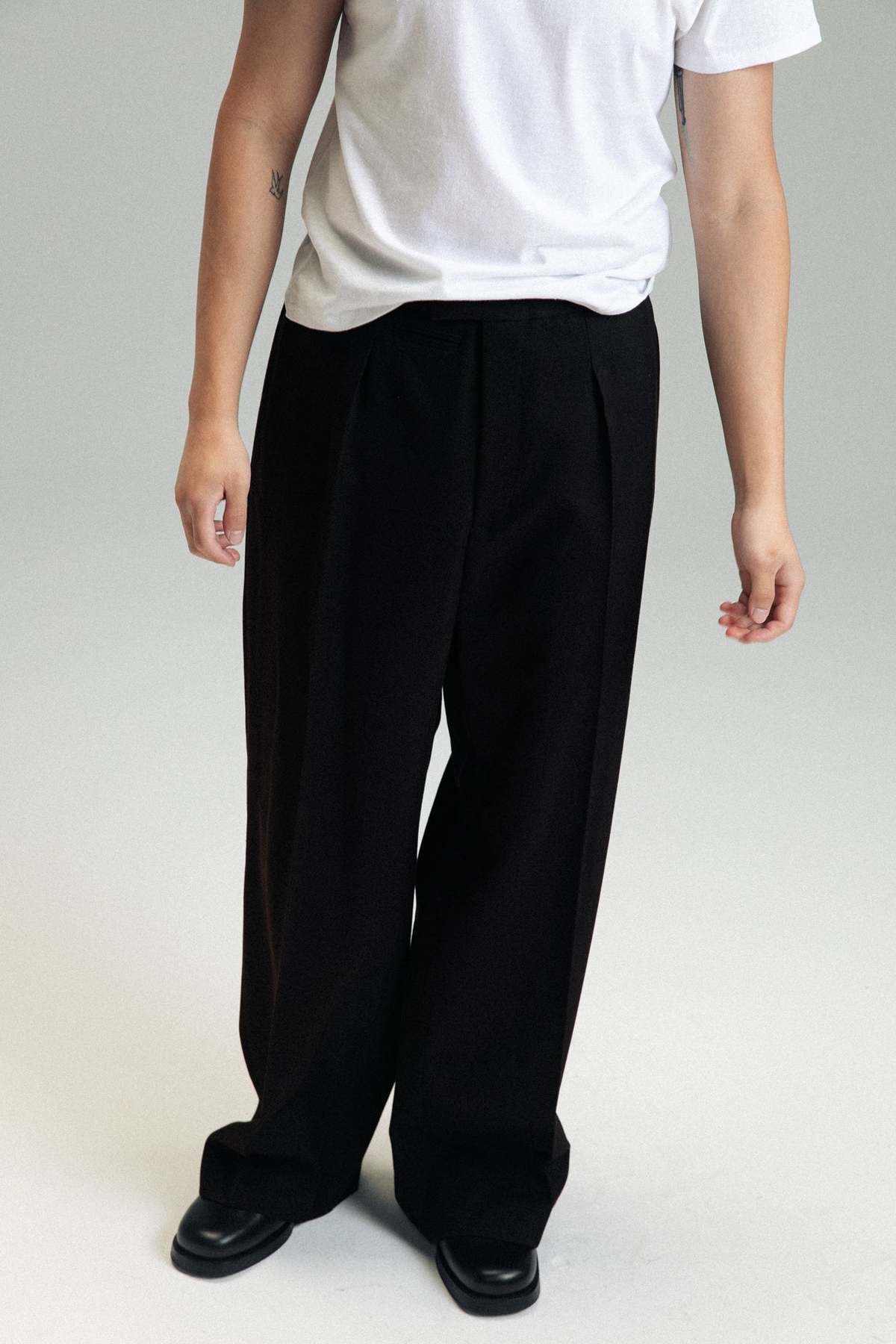 SECOND/LAYER Cotton Saico Trouser - Brown | Garmentory