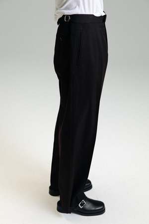 SECOND/LAYER Cotton Saico Trouser - Brown | Garmentory
