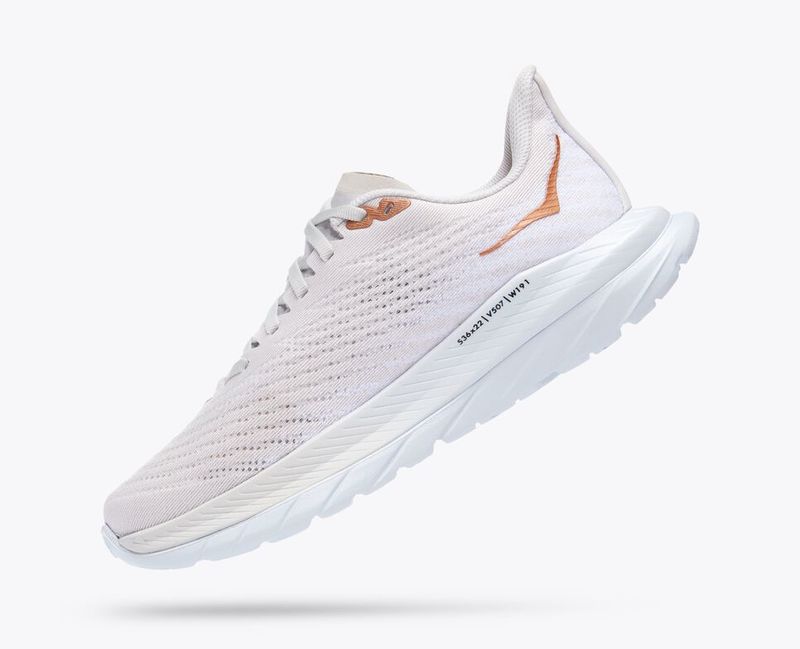 Hoka One One Womens Sneakers - White/Copper